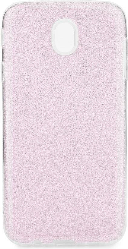 Блестящ Силиконов Калъф за Samsung J7 2017, Forcell Shining Case, Розов