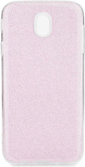 Блестящ Силиконов Калъф за Samsung J7 2017, Forcell Shining Case, Розов