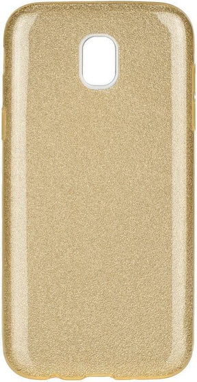 Блестящ Силиконов Калъф за Samsung J5 2017, Forcell Shining Case, Златист