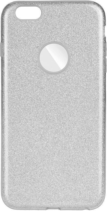 Блестящ Силиконов Калъф за iPhone 6/6s, Forcell Shining Case, Сребрист