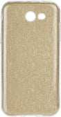 Блестящ Силиконов Калъф за Samsung J3 2017, Forcell Shining Case, Златист