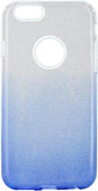 Блестящ Силиконов Калъф за iPhone 6/6s, Forcell Shining Case, Сребро/Син