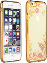 Силиконов Калъф с Камъни за Huawei P30, Forcell Diamant Case, Златист (2)
