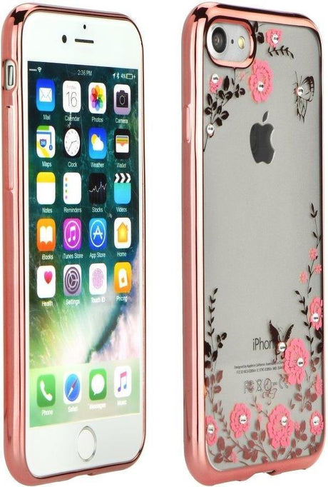 Силиконов Калъф с Камъни за Huawei P30 Pro, Forcell Diamant Case, Розов (2)