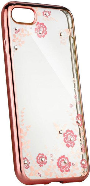 Силиконов Калъф с Камъни за Huawei P30 Pro, Forcell Diamant Case, Розов
