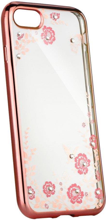 Силиконов Калъф с Камъни за Huawei P30, Forcell Diamant Case, Розов
