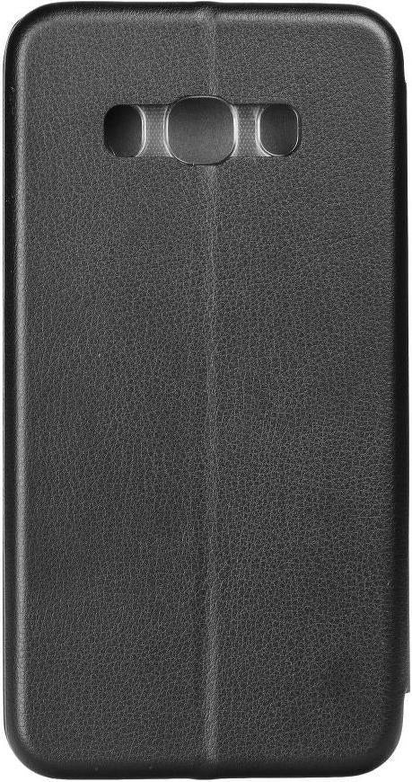 Кожен Калъф за Samsung J7 2017, Forcell Elegance Book Case, Черен (2)