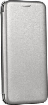 Кожен Калъф за Samsung S9 Plus, Forcell Elegance Book Case, Сив