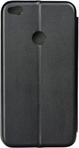 Кожен Калъф за Huawei P9 Lite 2017, Forcell Elegance Book Case, Черен (3)