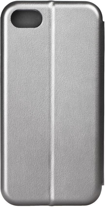 Кожен Калъф за iPhone SE/5s/5, Forcell Elegance Book Case, Сив (3)