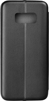 Кожен Калъф за Samsung S8, Forcell Elegance Book Case, Черен (2)