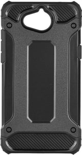 Противоударен Хибриден Калъф за Huawei Y6 2018, Forcell Armor Case, Черен