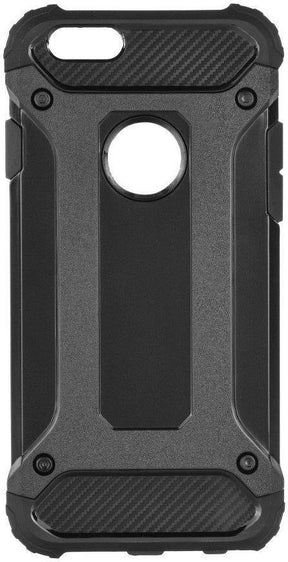 Противоударен Хибриден Калъф за iPhone 6/6s Plus, Forcell Armor Case, Черен
