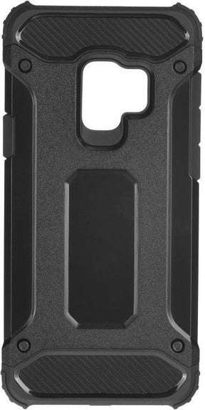 Противоударен Хибриден Калъф за Samsung S9, Forcell Armor Case, Черен