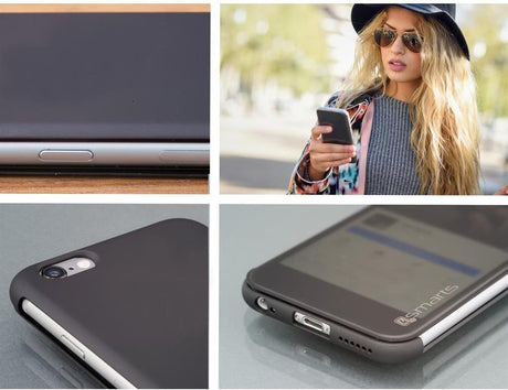 Активен Калъф за iPhone 6/6s Plus, 4Smarts Kyoto Book Case, Черен (4)