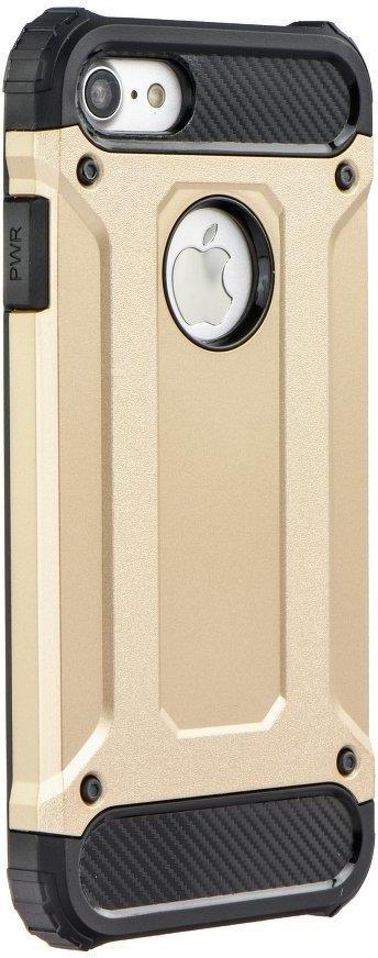 Противоударен Хибриден Калъф за iPhone SE 2022/2020 8/7, Forcell Armor Case, Златист