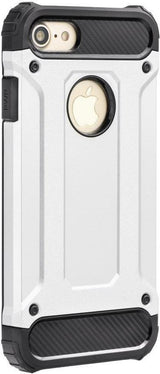 Противоударен Хибриден Калъф за iPhone 6/6s Plus, Forcell Armor Case, Сребрист (2)