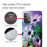 Силиконов Калъф за Samsung A32 4G, Printing Puple Flower Case, Цветен (3)