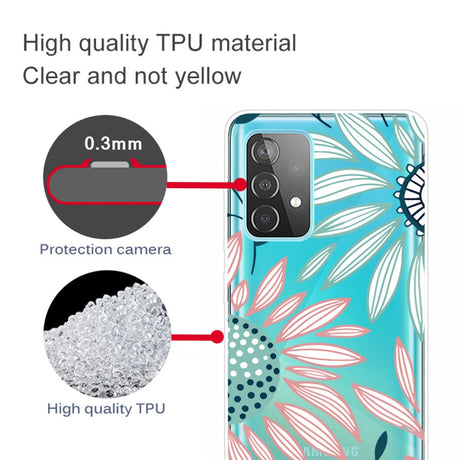 Силиконов Калъф за Samsung A52, Printing Chrysanthemum Case, Цветен (3)
