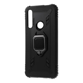 Калъф със Стойка-Пръстен за Huawei P Smart Z, Kickstand Armor Case, Черен