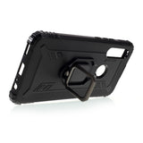 Калъф със Стойка-Пръстен за Huawei P Smart Z, Kickstand Armor Case, Черен (2)