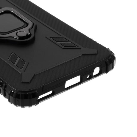 Калъф със Стойка-Пръстен за Huawei P Smart Z, Kickstand Armor Case, Черен (6)