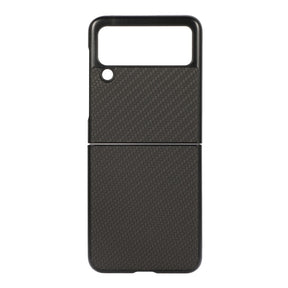 Карбонов Калъф за Samsung Z Flip 3, Carbon Texture Case, Черен