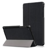 Калъф за Samsung Galaxy Tab A 8.0 2019 with S Pen, Tri-Fold Leather Case, Черен