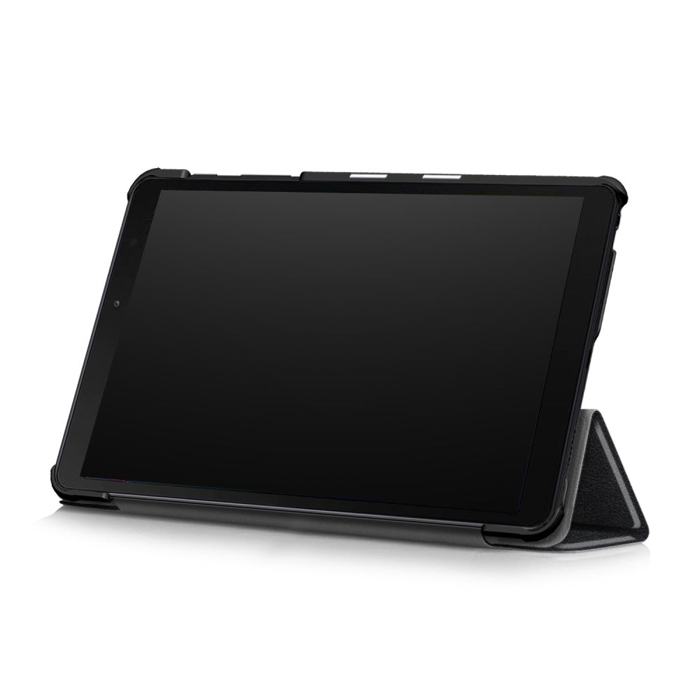 Калъф за Samsung Galaxy Tab A 8.0 2019 with S Pen, Tri-Fold Leather Case, Черен (6)