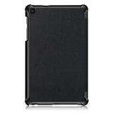 Калъф за Samsung Galaxy Tab A 8.0 2019 with S Pen, Tri-Fold Leather Case, Черен (3)