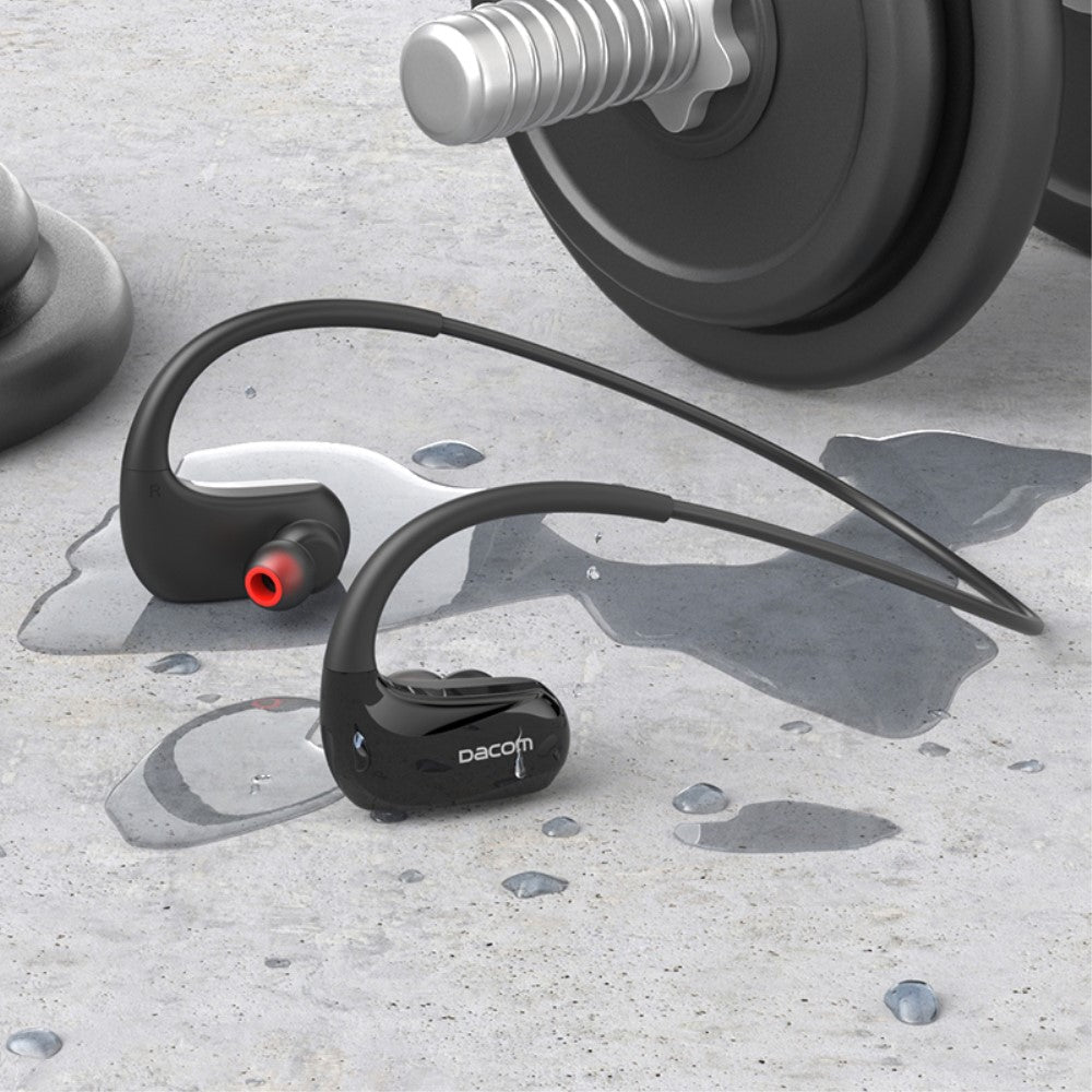 Спортни Безжични Слушалки, Dacom Athlete Neckband Handsfree Bluetooth, Черен (5)