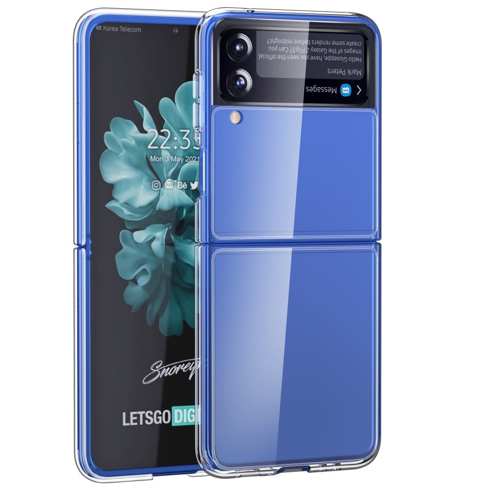 Удароустойчив Калъф за Samsung Galaxy Z Flip 3, Imak Crystal Case, Прозрачен