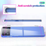 Удароустойчив Калъф за Samsung Galaxy Z Flip 3, Imak Crystal Case, Прозрачен (3)