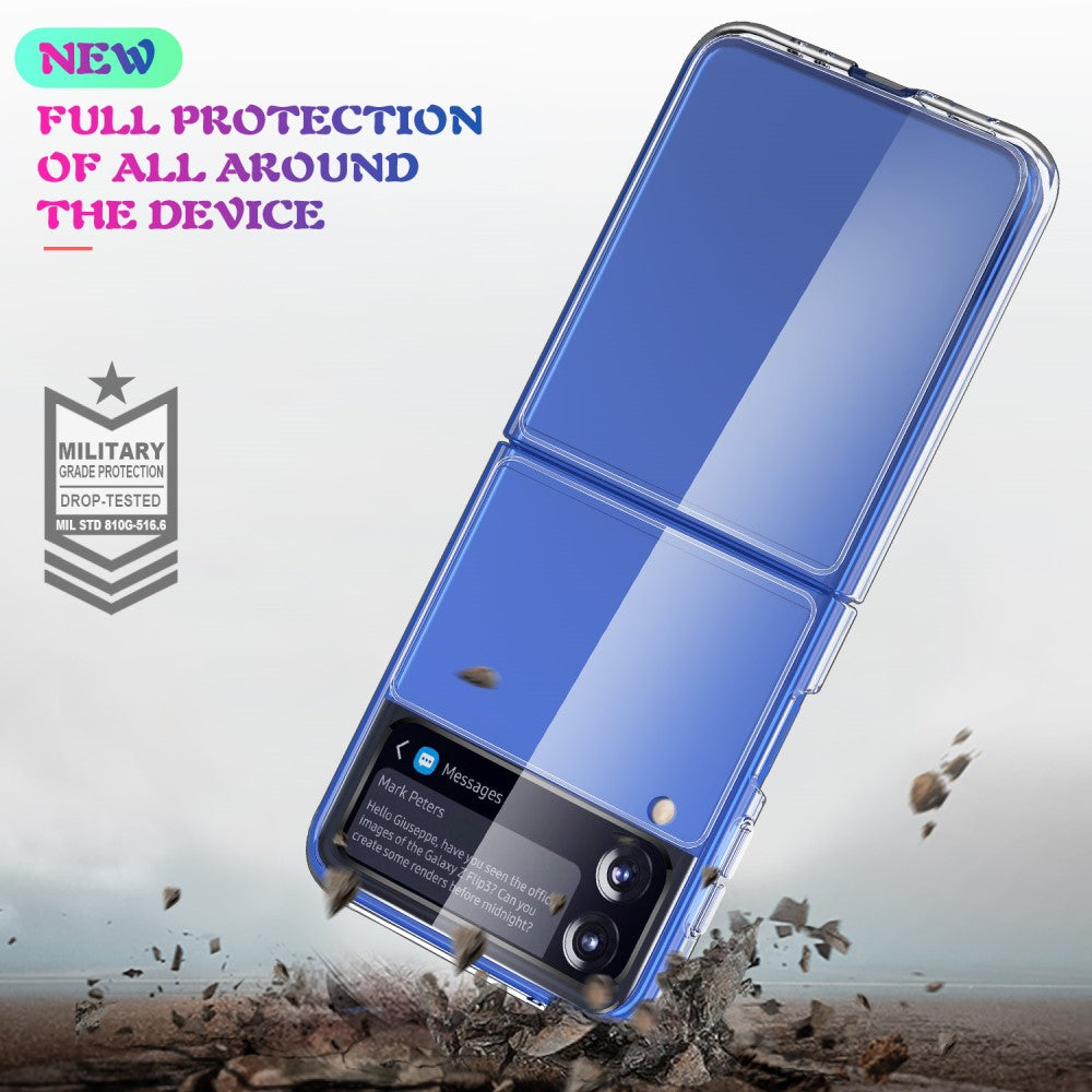 Удароустойчив Калъф за Samsung Galaxy Z Flip 3, Imak Crystal Case, Прозрачен (2)