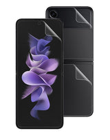 Комплект Протектори за Samsung Z Flip 3, iMAK Soft Folio Glass, Прозрачен