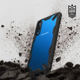 Противоударен Хибриден Калъф за Samsung A70, Ringke Fusion X Case, Черен (3)