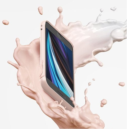 Противоударен Силиконов Калъф за iPhone SE 2022/2020 8/7, Ringke Air Case, Розов (3)