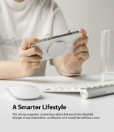 Magsafe Противоударен Калъф за iPhone 12 Pro Max, Ringke Fusion Matte Case, Прозрачен (4)