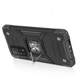 Калъф със Стойка-Пръстен за Samsung A72, Armor Style Case, Черен (3)