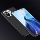Калъф с Фибро Влакна за Xiaomi Mi 11, Nillkin Textured Case, Черен (6)