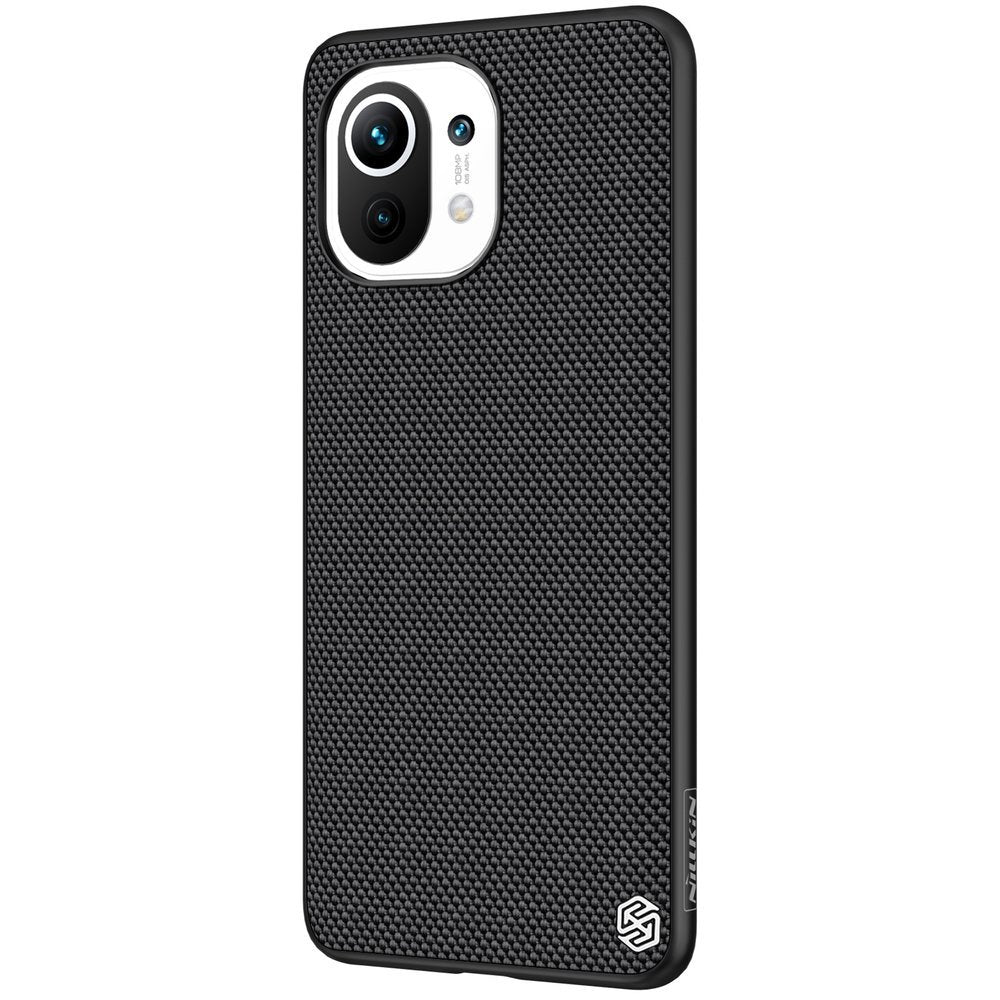 Калъф с Фибро Влакна за Xiaomi Mi 11, Nillkin Textured Case, Черен (2)