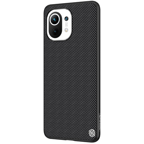 Калъф с Фибро Влакна за Xiaomi Mi 11, Nillkin Textured Case, Черен (2)