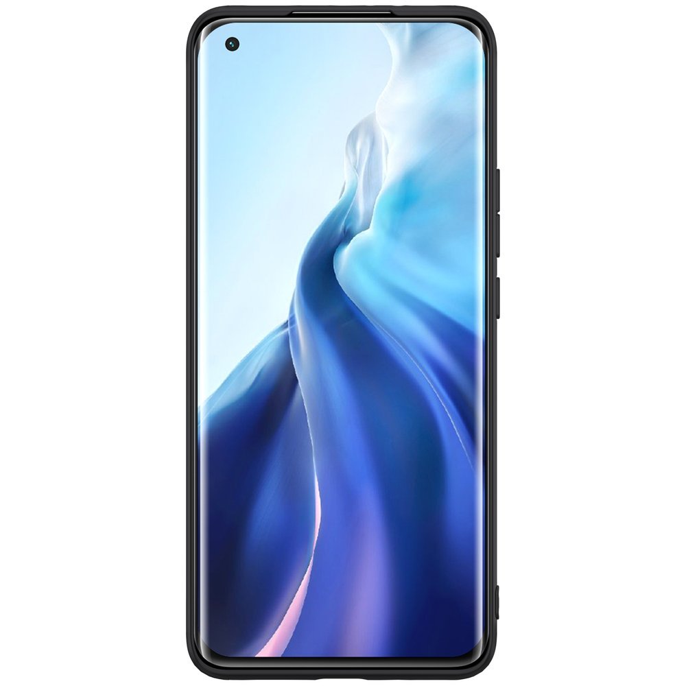 Калъф с Фибро Влакна за Xiaomi Mi 11, Nillkin Textured Case, Черен (5)