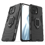 Калъф със Стойка-Пръстен за Xiaomi Mi 11, Kickstand Armor Case, Черен (2)