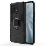 Калъф със Стойка-Пръстен за Xiaomi Mi 11, Kickstand Armor Case, Черен