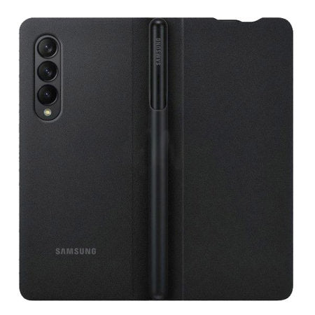 Стартов Пакет за Samsung Z Fold 3 Калъф/Писалка/Зарядно, Note Package EF-FF92KKBE, Черен (4)