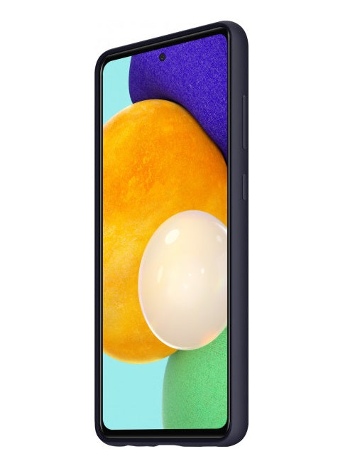 Оригинален Силиконов Калъф за Samsung A72, Silicone Cover Case EF-PA725TBEGWW, Черен (4)
