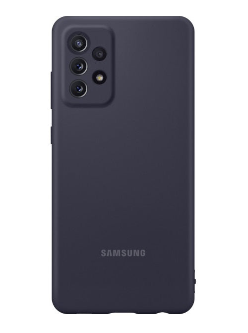 Оригинален Силиконов Калъф за Samsung A72, Silicone Cover Case EF-PA725TBEGWW, Черен