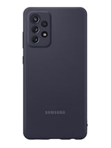 Оригинален Силиконов Калъф за Samsung A72, Silicone Cover Case EF-PA725TBEGWW, Черен