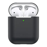 Калъф за Слушалки за Apple AirPods 2, Baseus Silicone Case, Черен